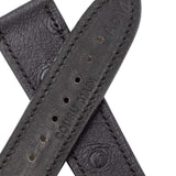 Bracelets en cuir cousus main - Autruche