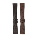 Bracelets en cuir cousus main - Autruche